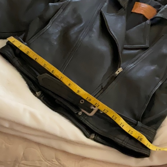 Vintage Leather Motorcycle Jacket Studded - Picture 7 of 10